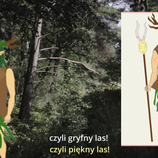 „Projekt postaci animowanej Leszego w 2D użyty do filmu pt. „Dziecięcy Apel Przyrodniczy” 